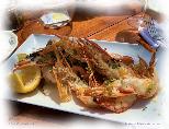 Gambas at L'Anjuna, Eze-sur-Mer